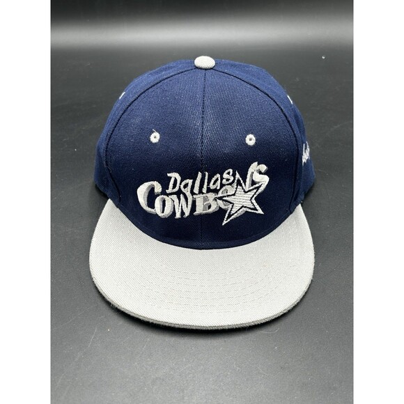 Xers Men's Dallas Cowboys NFL Headwear Embroidered Snapback Cap Script Logo - Picture 1 of 5